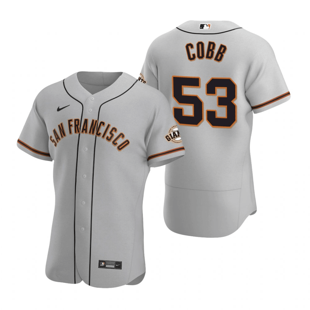 Alex Cobb San Francisco Giants Road Gray Baseball Player Jersey