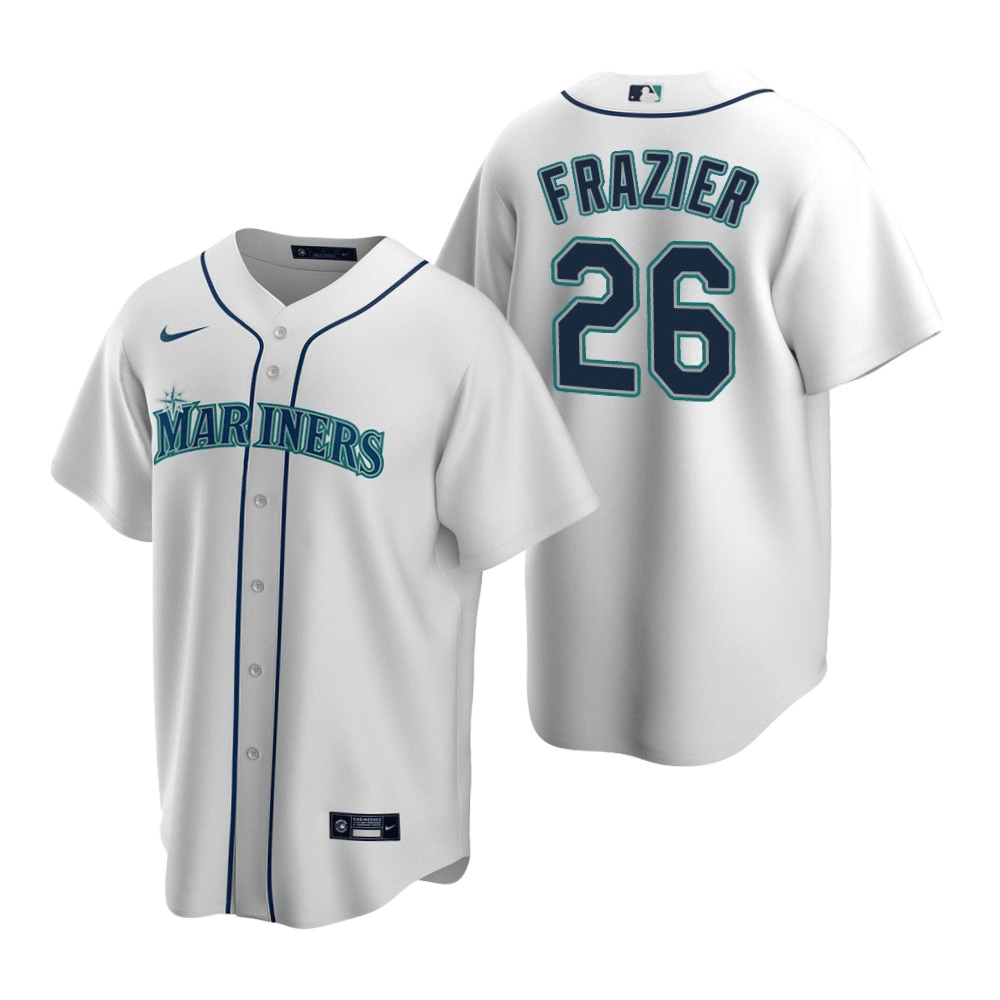 Adam Frazier Seattle Mariners Home White Baseball Player Jersey