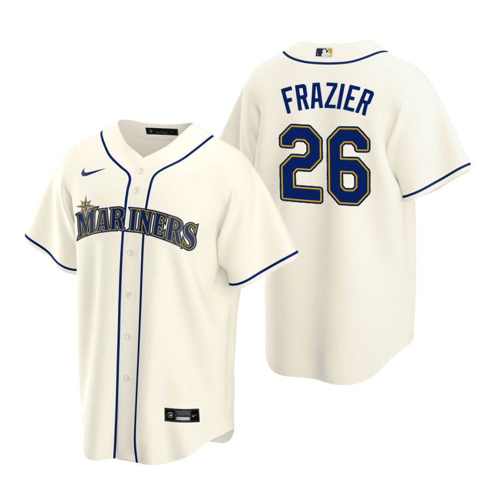 Adam Frazier Seattle Mariners Alternate Cream Baseball Player Jersey
