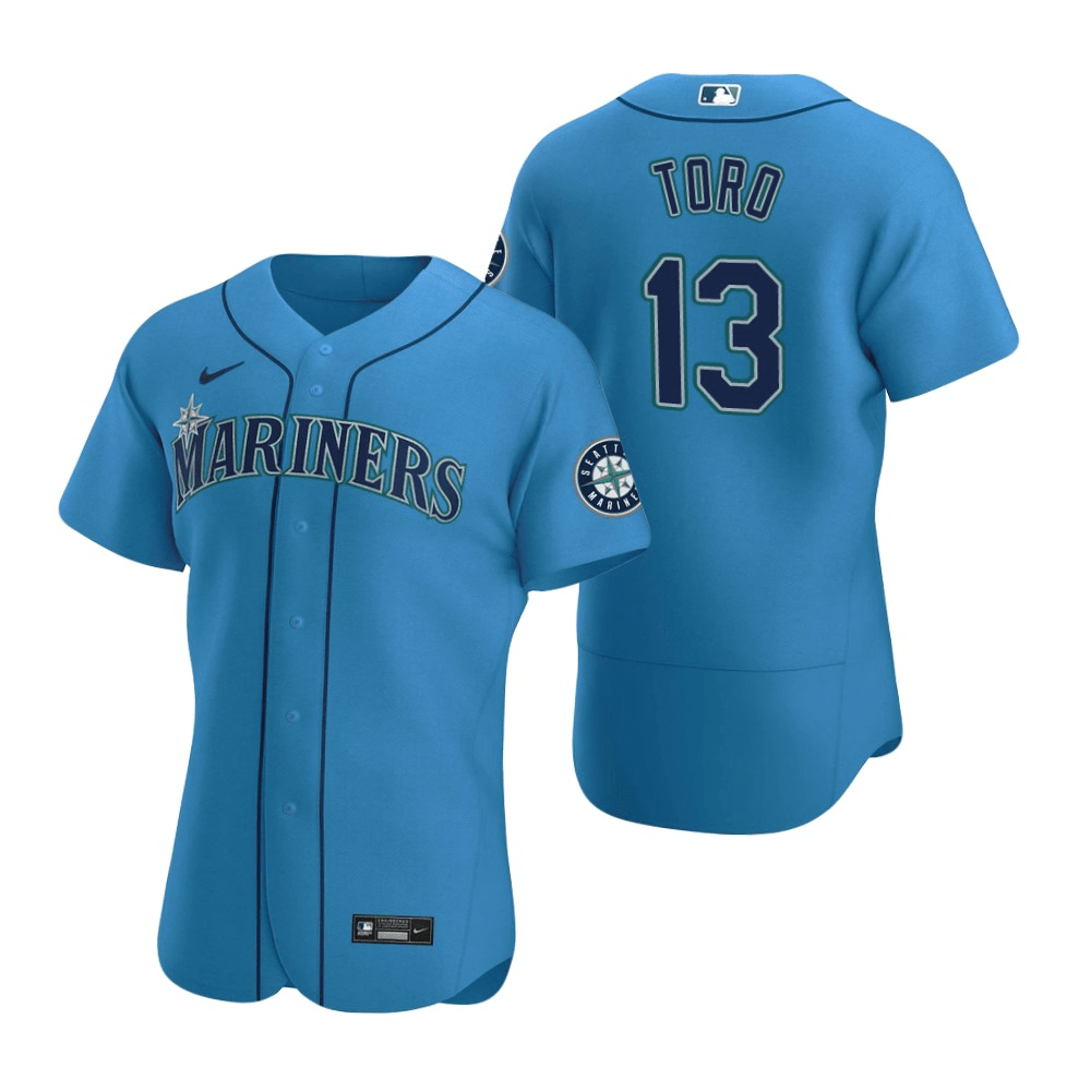 Abraham Toro Seattle Mariners Alternate Royal Baseball Player Jersey