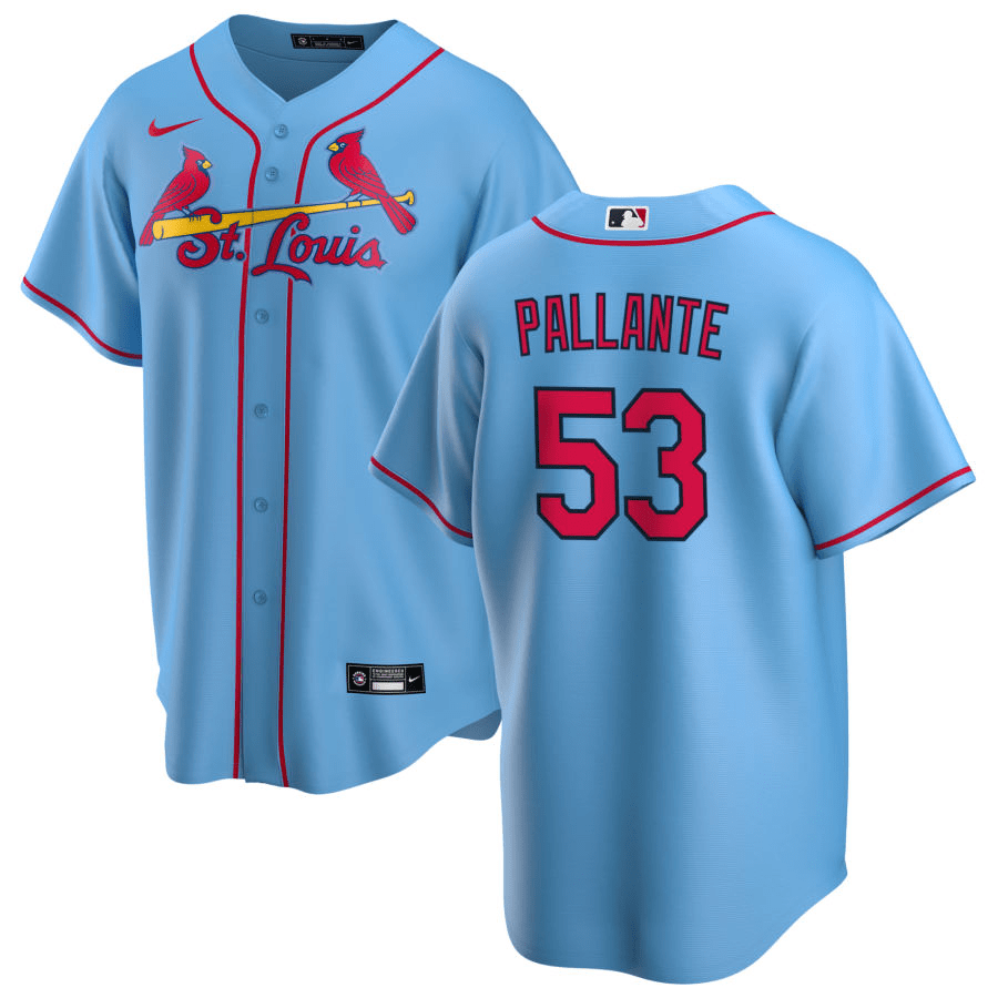 Andre Pallante St. Louis Cardinals Alternate Blue Baseball Player Jersey