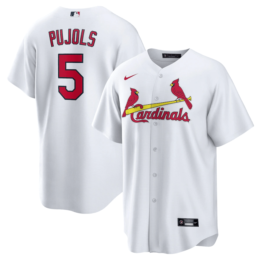 Albert Pujols St. Louis Cardinals Home White Baseball Player Jersey