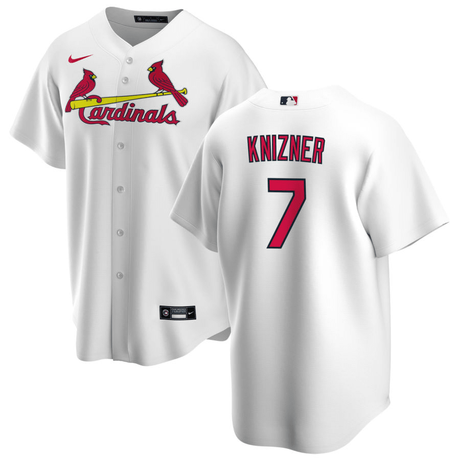 Andrew Knizner St. Louis Cardinals Home White Baseball Player Jersey