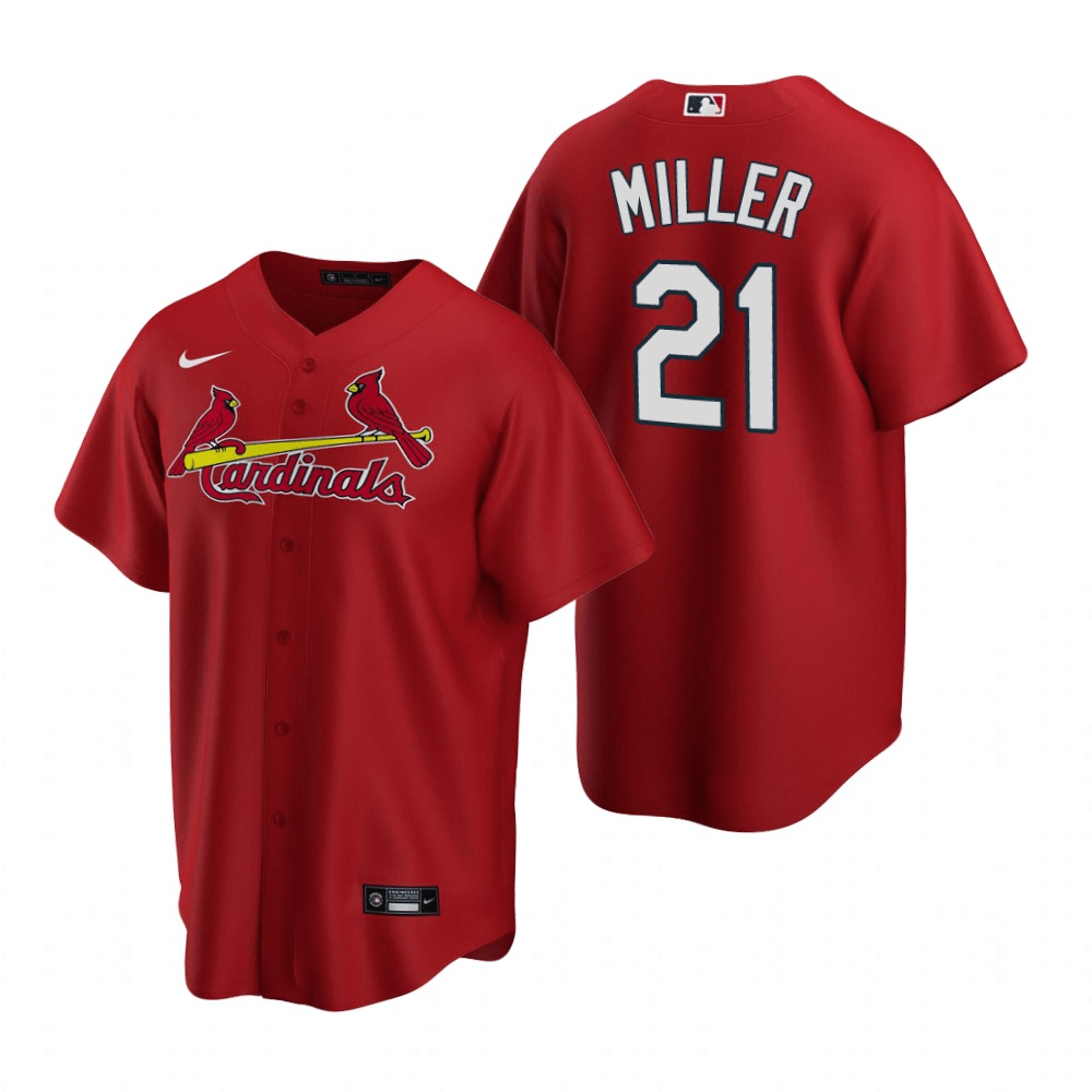 Andrew Miller St. Louis Cardinals Alternate Red Baseball Player Jersey