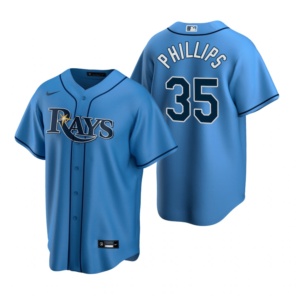 Brett Phillips Tampa Bay Rays Alternate Blue Baseball Player Jersey
