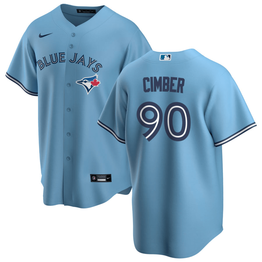 Adam Cimber Toronto Blue Jays Alternate Blue Baseball Player Jersey