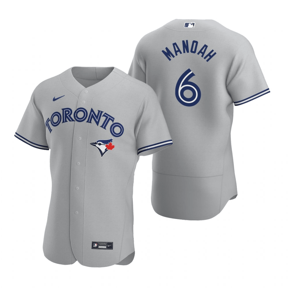 Alek Manoah Toronto Blue Jays Road Gray Baseball Player Jersey