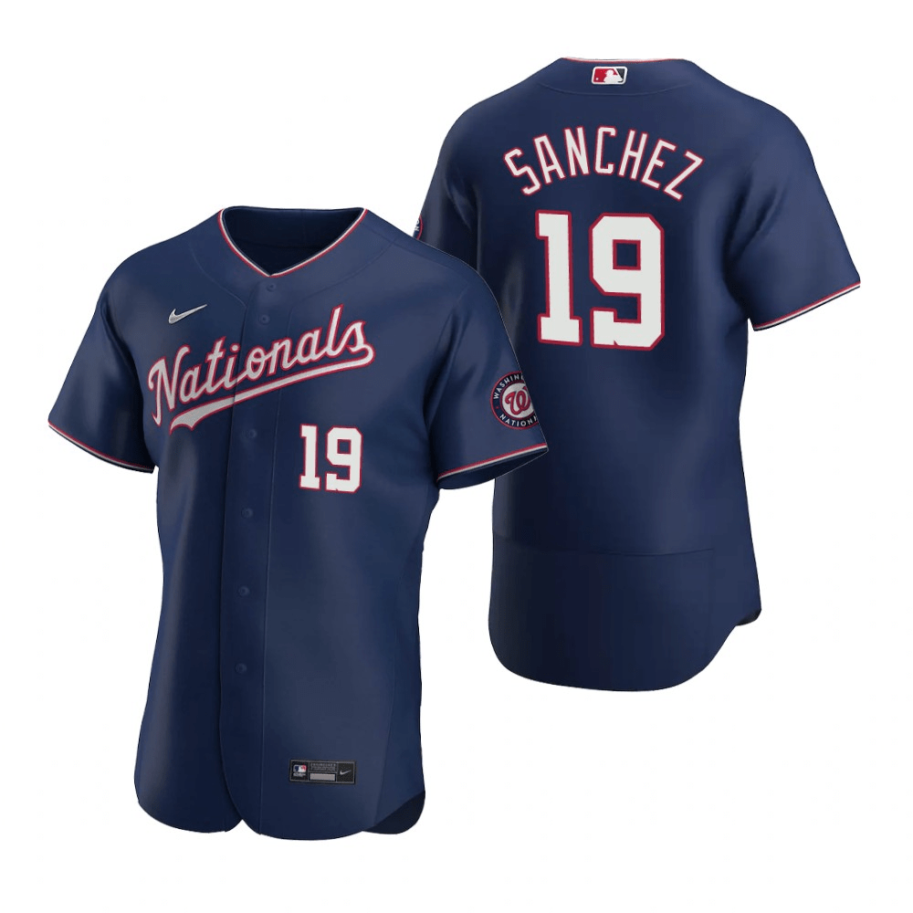 Anibal Sanchez Washington Nationals Alternate Navy Baseball Player Jersey