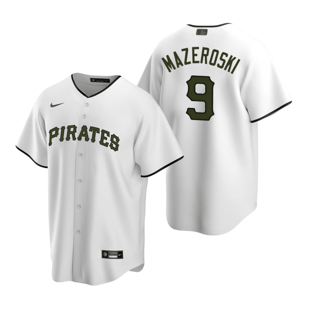 Bill Mazeroski Pittsburgh Pirates Alternate White Baseball Player Jersey