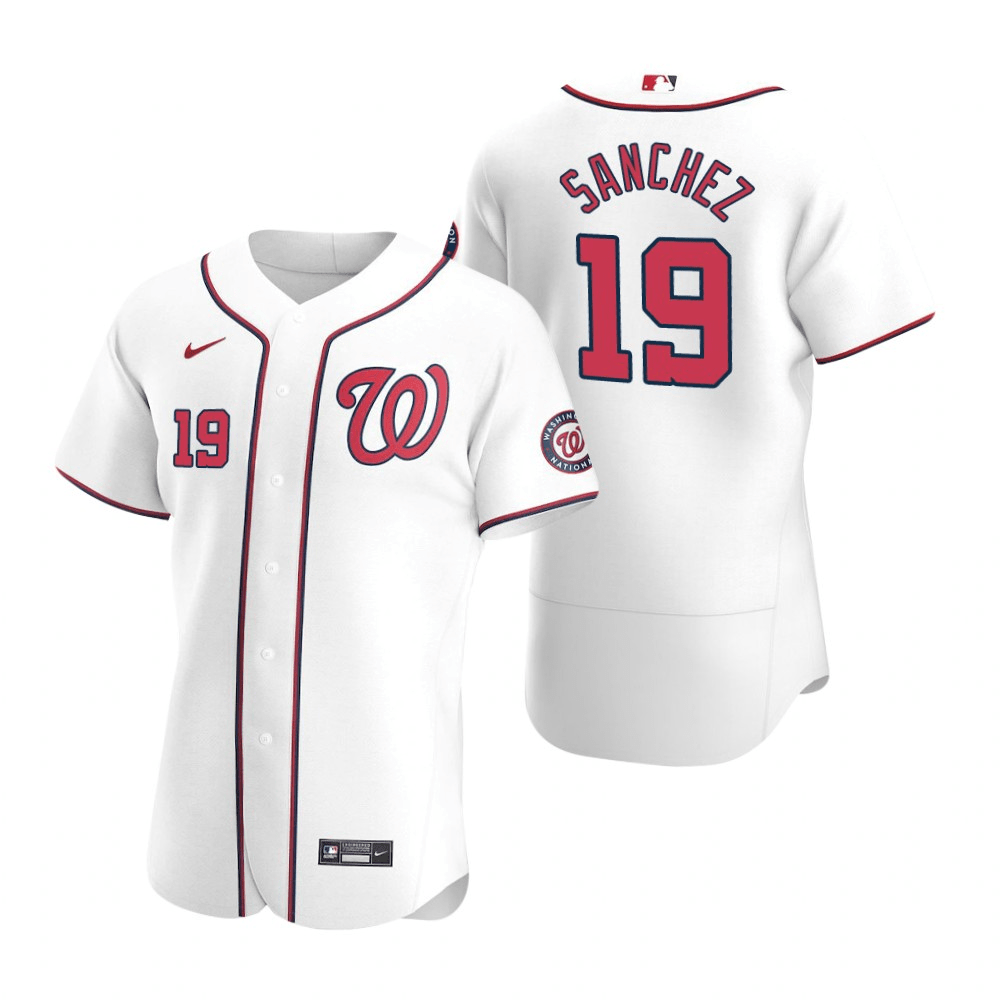 Anibal Sanchez Washington Nationals Alternate White Baseball Player Jersey