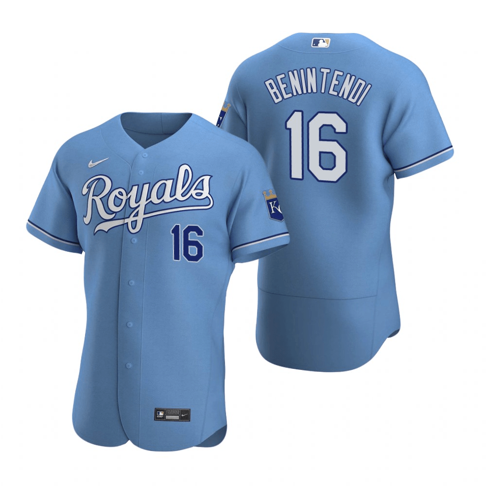 Andrew Benintendi Kansas City Royals Alternate Blue Baseball Player Jersey