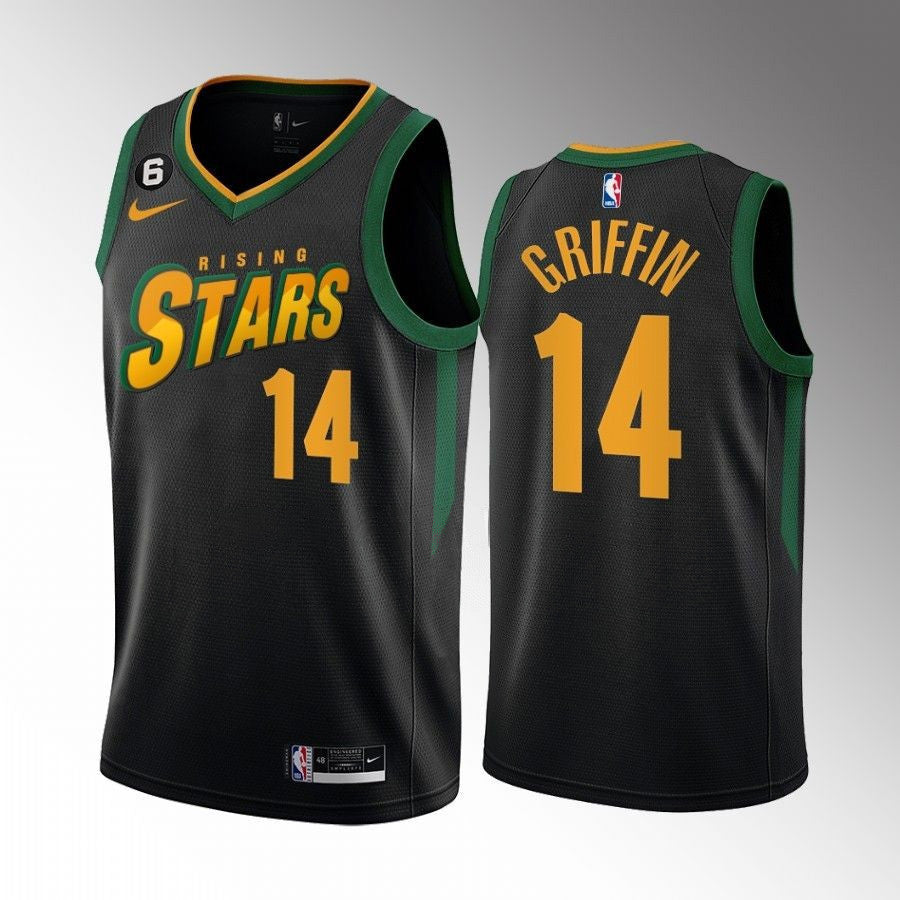 AJ Griffin Atlanta Hawks 2023 NBA Rising Stars Black Swingman Jersey