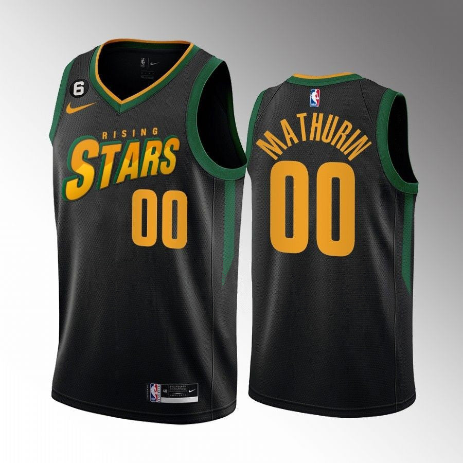 Bennedict Mathurin Indiana Pacers 2023 NBA Rising Stars Black Swingman Jersey