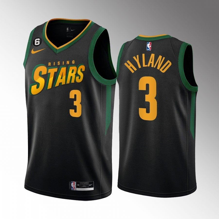 Bones Hyland Denver Nuggets 2023 NBA Rising Stars Black Swingman Jersey