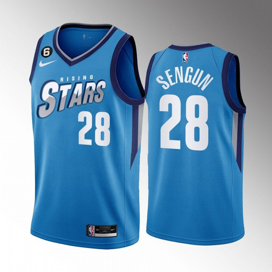 Alperen Sengun Houston Rockets 2023 NBA Rising Stars Blue Swingman Jersey