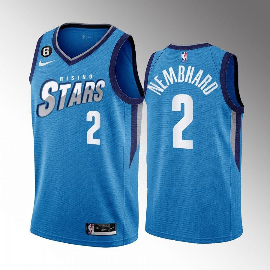Andrew Nembhard Indiana Pacers 2023 NBA Rising Stars Blue Swingman Jersey