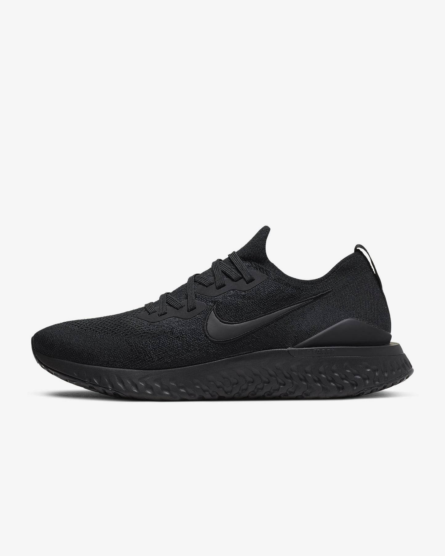Men's Epic React Flyknit 2 Triple Black Shoes