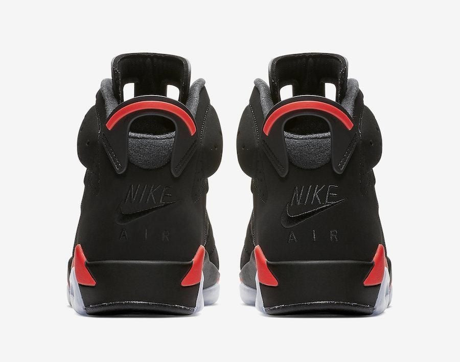 Men's Air Jordan 6 Black Infrared Shoes
