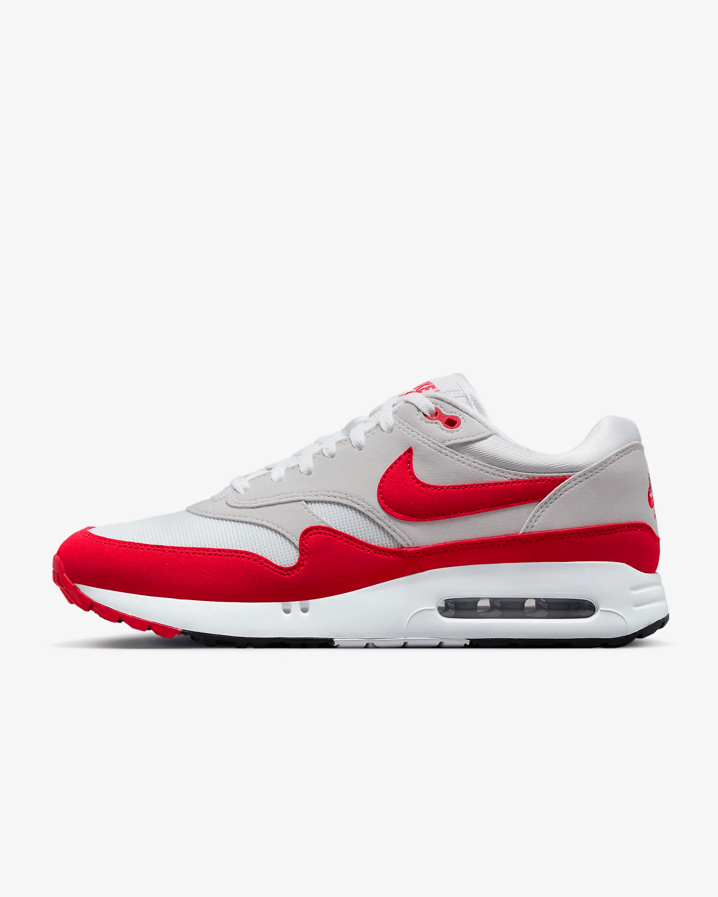Men's Air Max 1 '86 OG G Neutral Grey And University Red Shoes