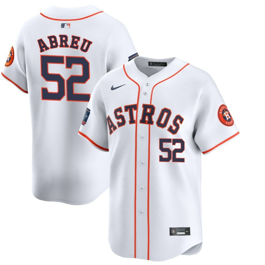 Bryan Abreu Houston Astros 2024 MLB World Tour Mexico City Series Home Limited Pick-A-Player White Jersey