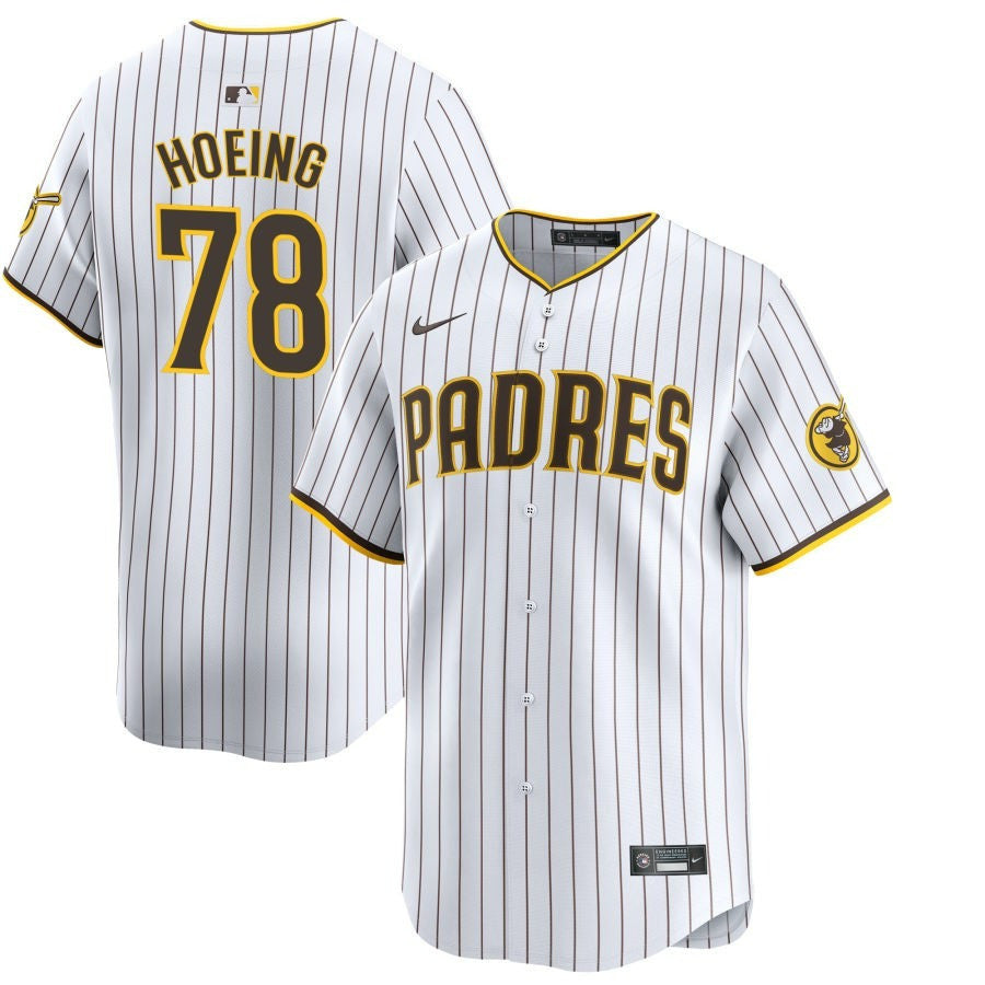 Bryan Hoeing San Diego Padres 2024 Home Limited White Jersey