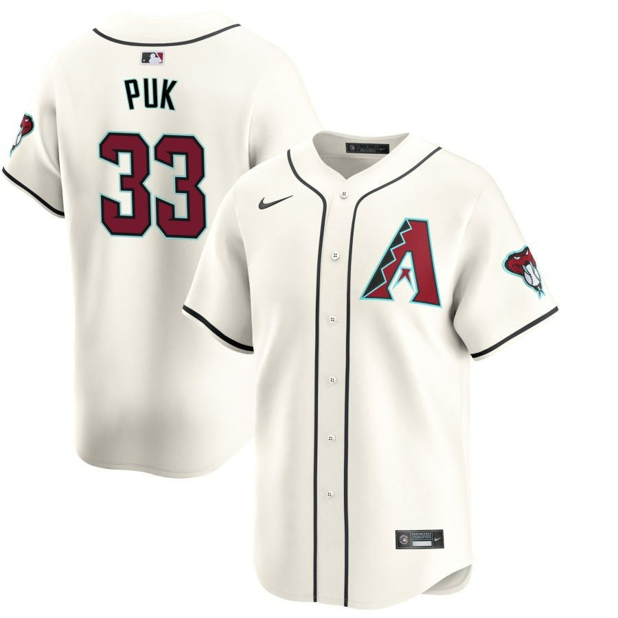 AJ Puk Arizona Diamondbacks 2024 White Home Limited Jersey