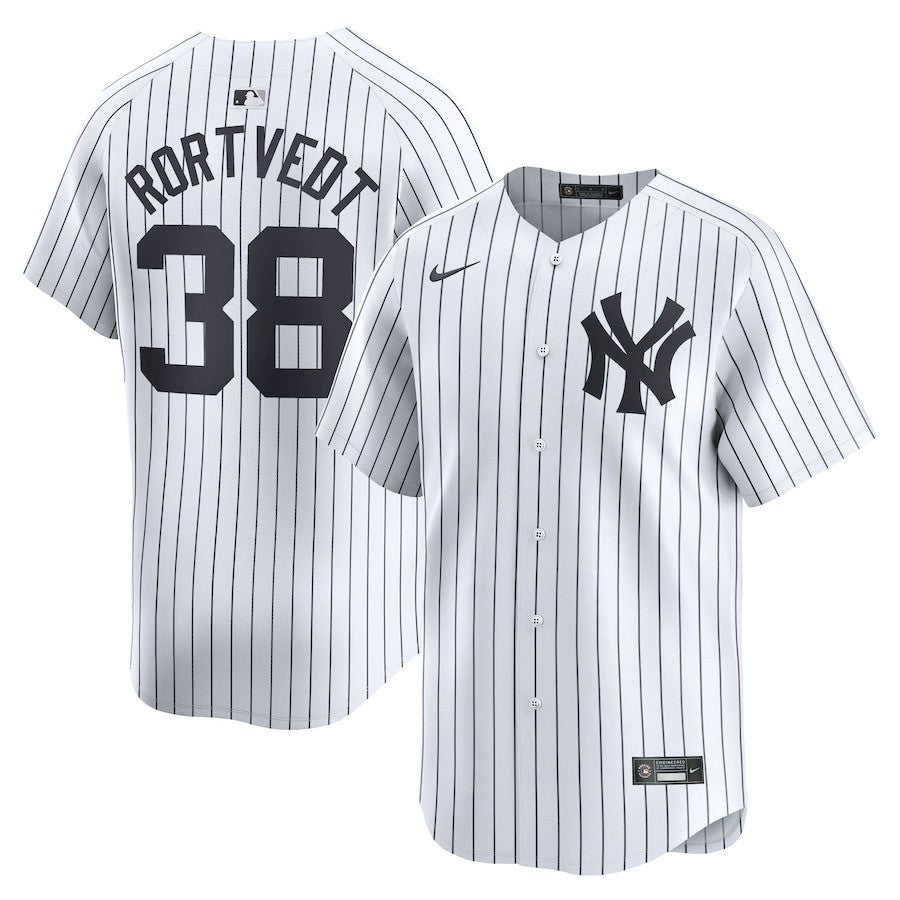 Ben Rortvedt New York Yankees 2024 White Home Limited Player Jersey