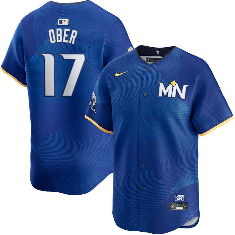 Bailey Ober Minnesota Twins Royal 2024 City Connect Limited Jersey