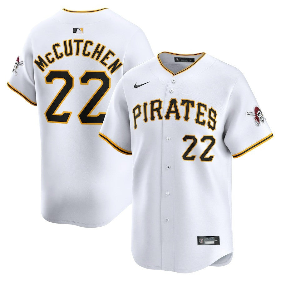 Andrew McCutchen Pittsburgh Pirates 2024 White Home Limited Player Jersey