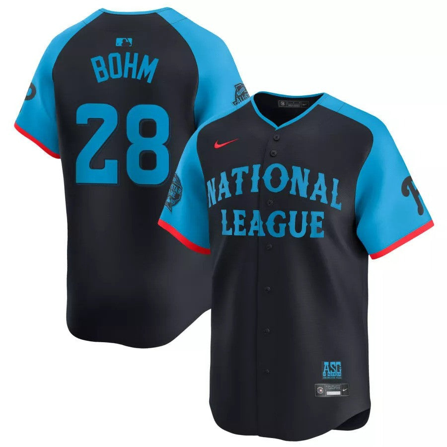 Alec Bohm National League 2024 MLB All-Star Game Limited Player Navy Jersey