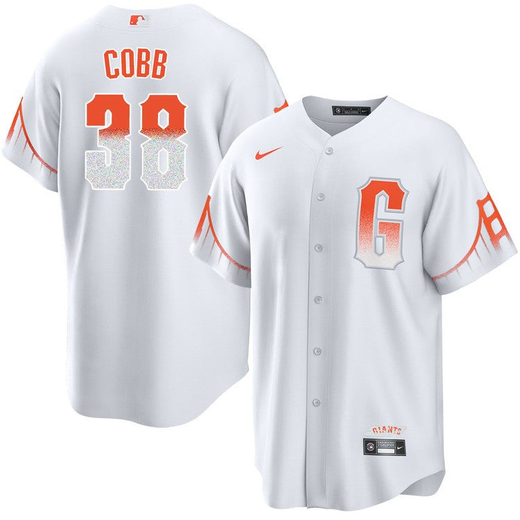 Alex Cobb San Francisco Giants 2024 City Connect White Jersey