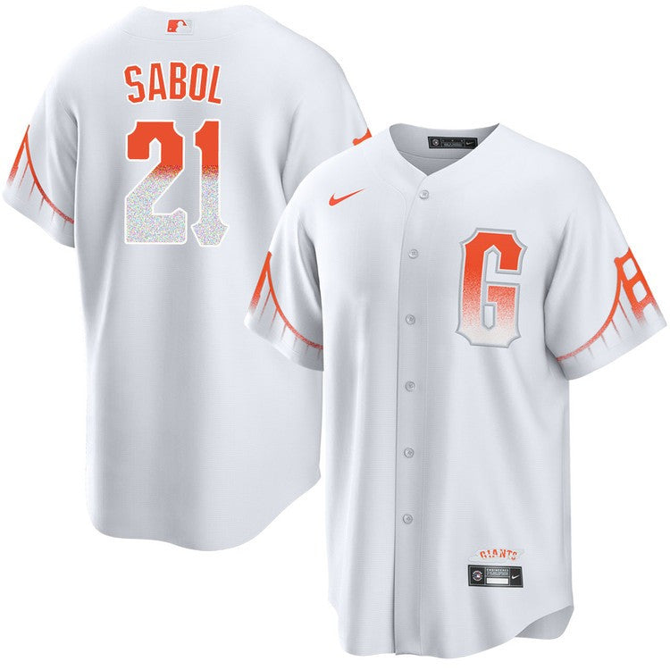 Blake Sabol San Francisco Giants 2024 City Connect White Jersey