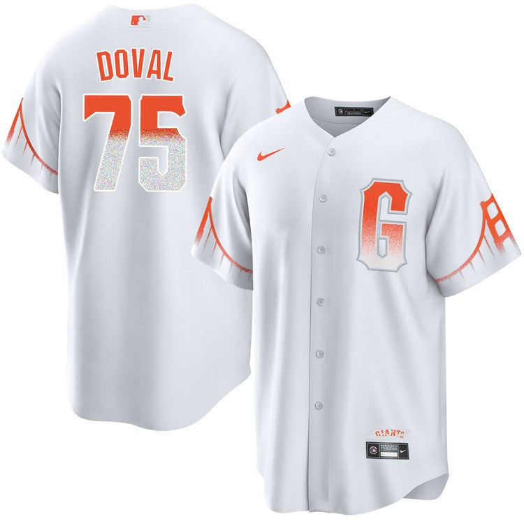 Camilo Doval San Francisco Giants 2024 City Connect White Jersey