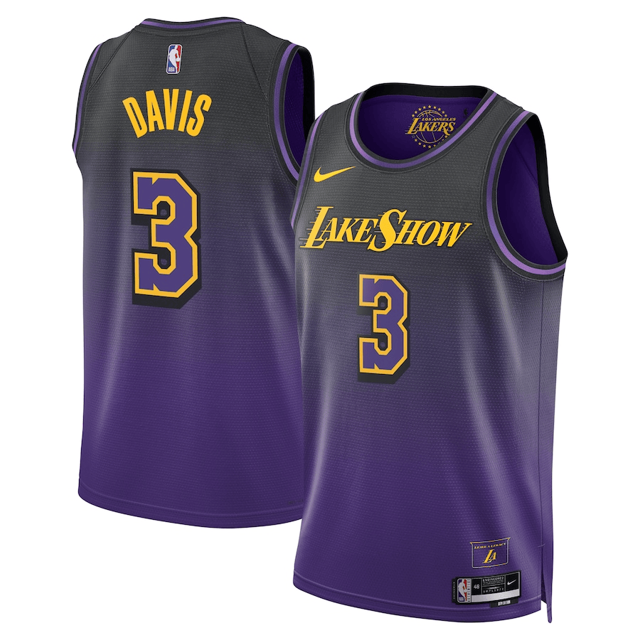 Anthony Davis Los Angeles Lakers 2024-2025 City Edition Swingman Purple Jersey