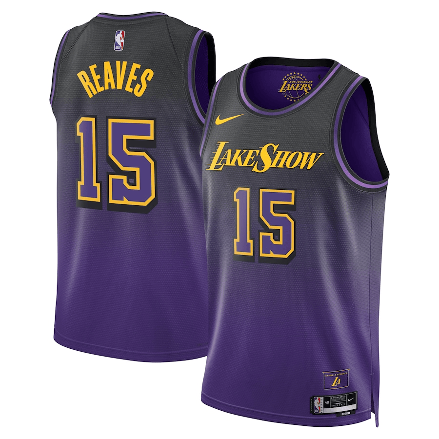 Austin Reaves Los Angeles Lakers 2024-2025 City Edition Swingman Purple Jersey
