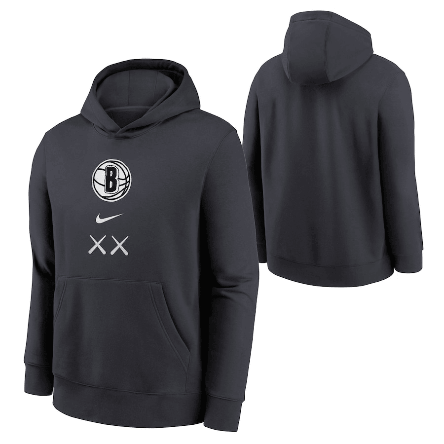 Brooklyn Nets 2024-2025 City Edition Club Fleece Pullover Hoodie