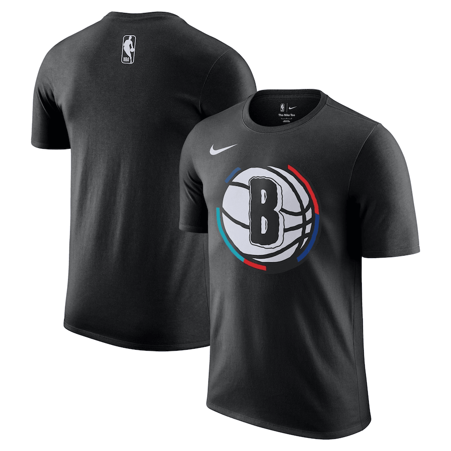 Brooklyn Nets 2024-2025 City Edition Essential Logo T-Shirt - Mens