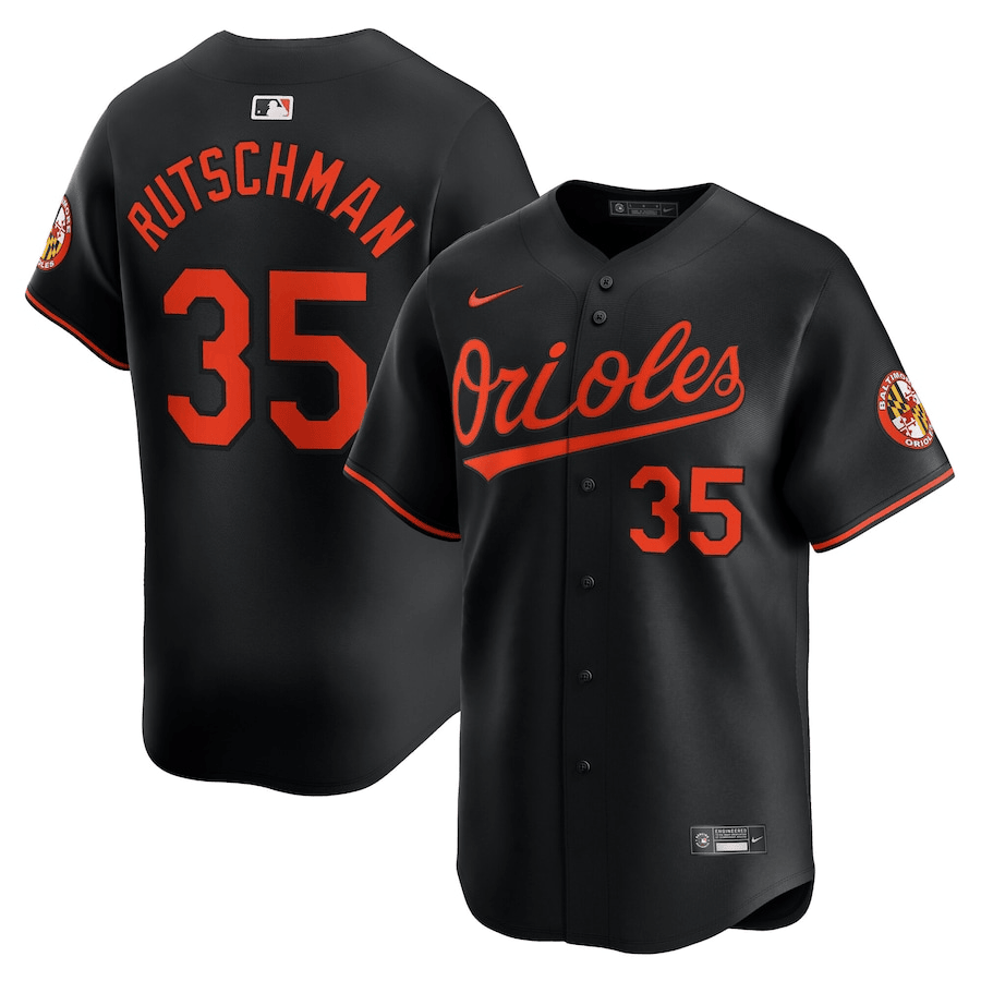Adley Rutschman Baltimore Orioles 2024-2025 Alternate Limited Black Jersey