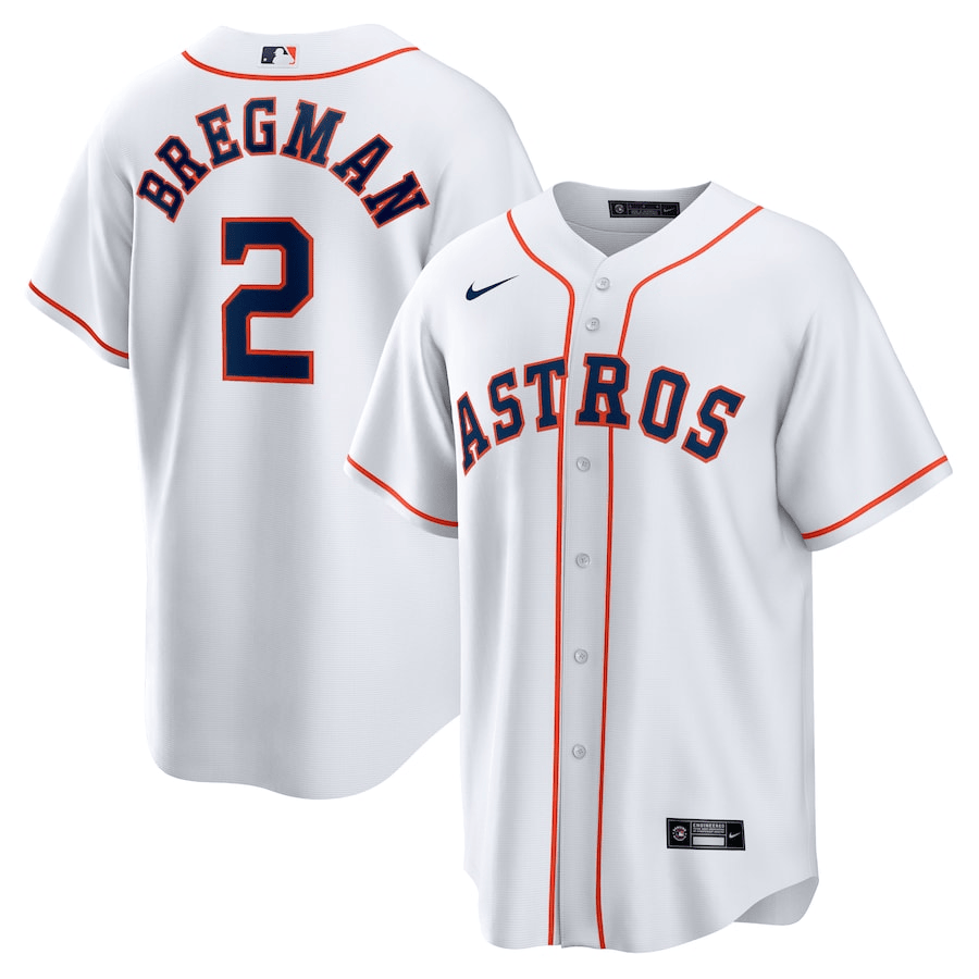 Alex Bregman Houston Astros 2024-2025 Home Team White Jersey