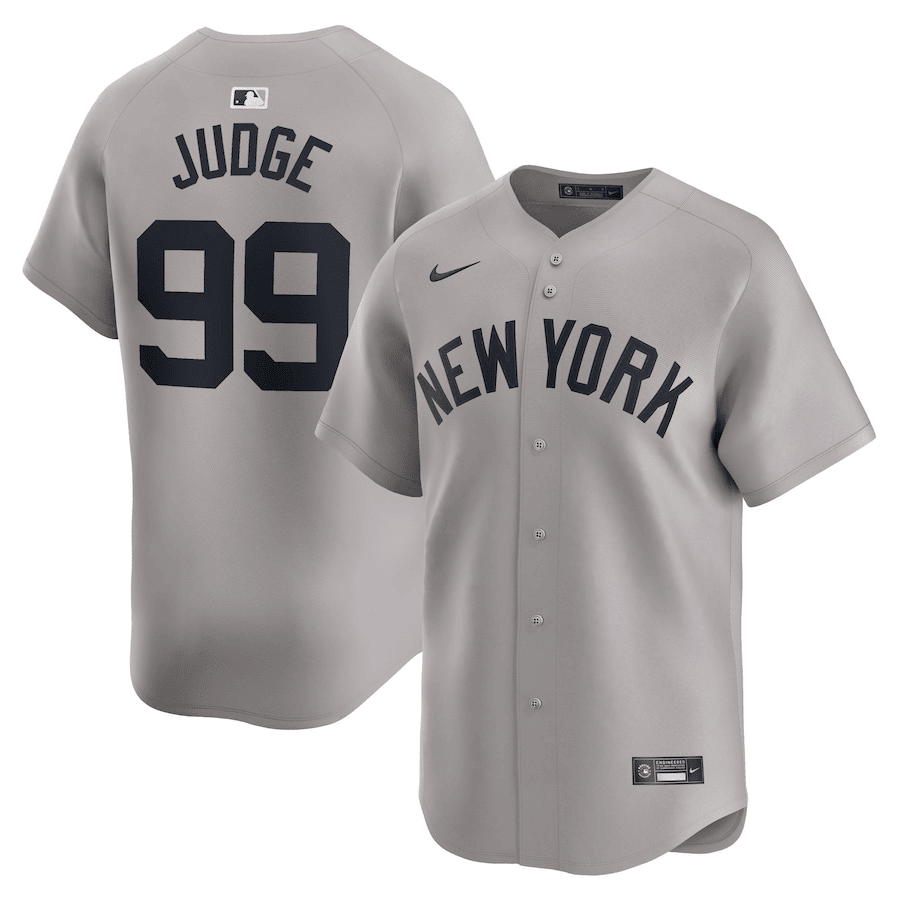 Aaron Judge New York Yankees 2024-2025 Away Limited Player Gray Jersey