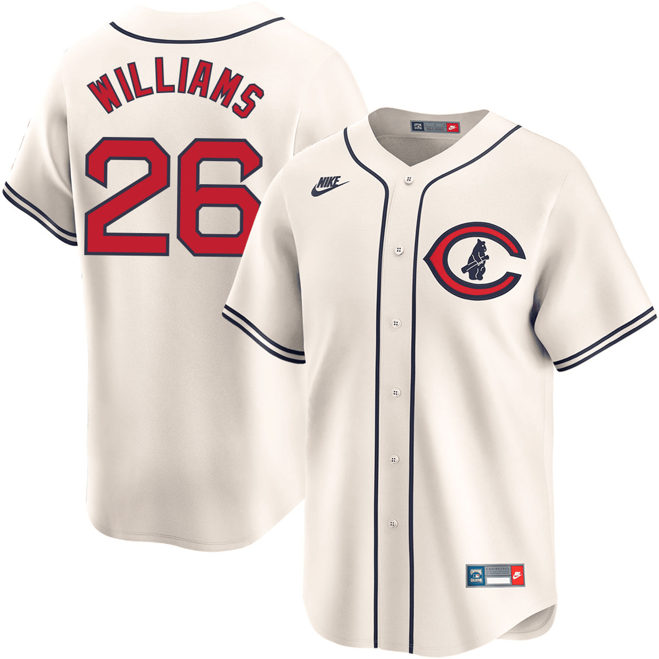 Billy Williams Chicago Cubs 2024-2025 Field of Dreams Limited Cream Jersey