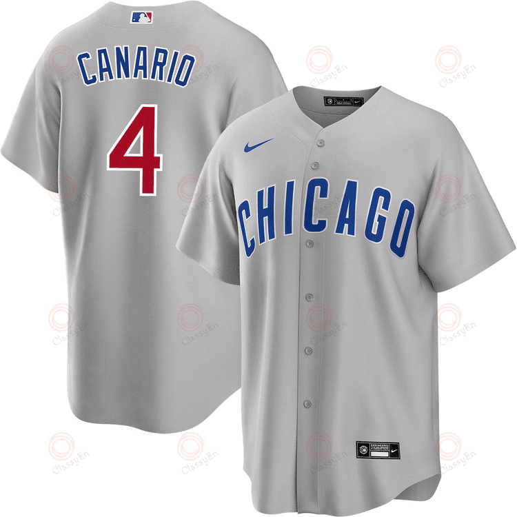 Alexander Canario Chicago Cubs 2024-2025 Road Gray Jersey