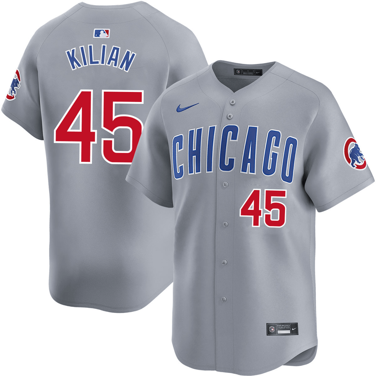 Caleb Kilian Chicago Cubs 2024-2025 Road Limited Gray Jersey