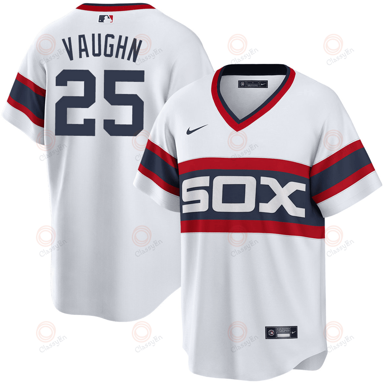 Andrew Vaughn Chicago White Sox 2024-2025 White Alternate White Jersey