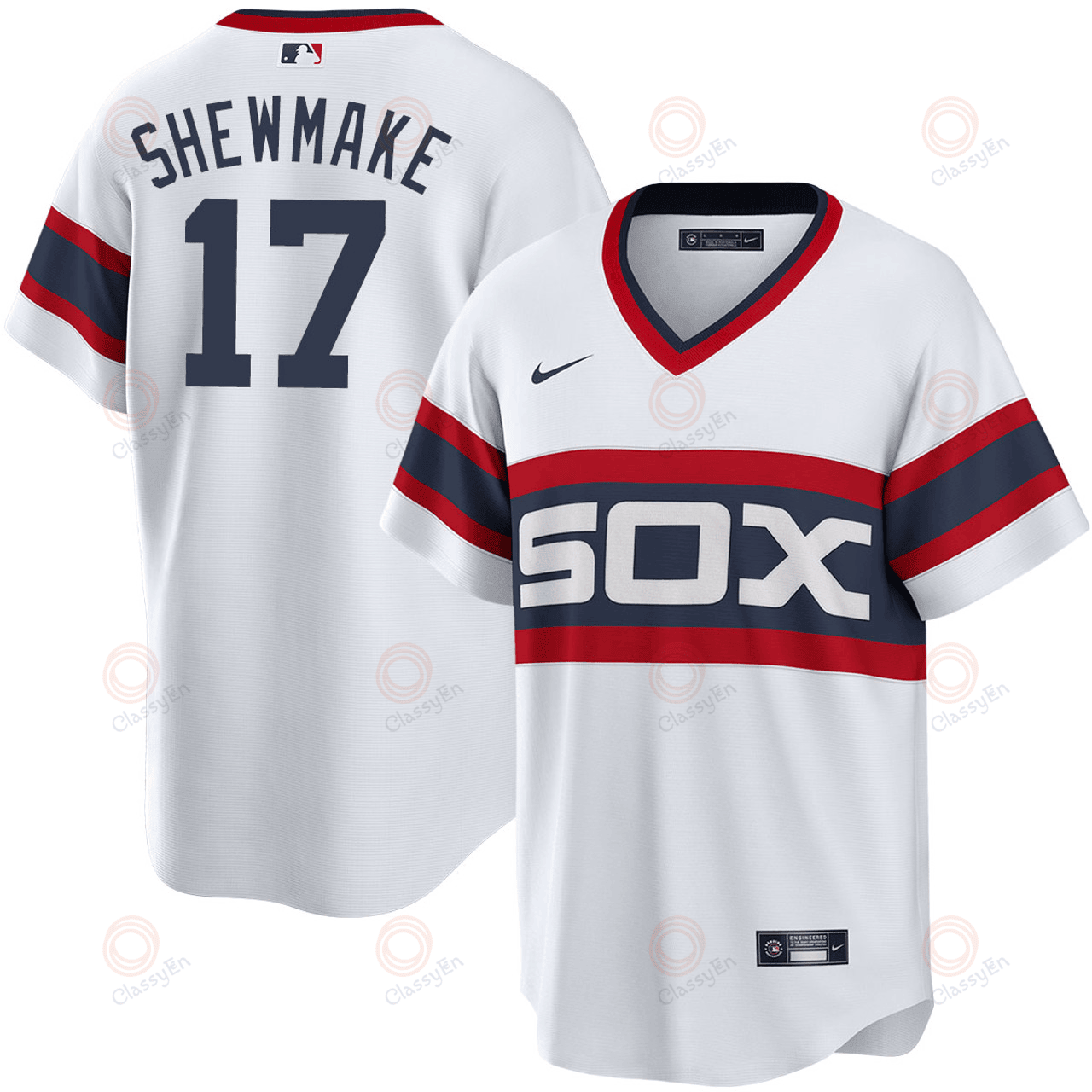 Braden Shewmake Chicago White Sox 2024-2025 White Alternate White Jersey