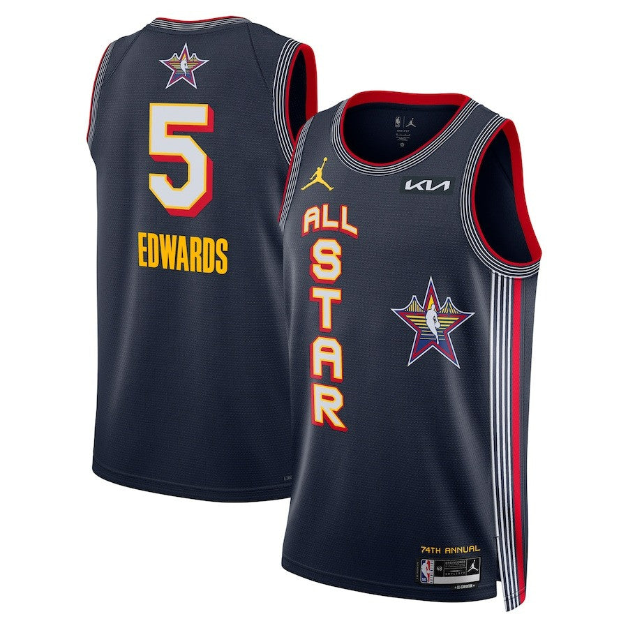 Anthony Edwards Jordan Brand 2025 NBA All-Star Game Swingman Player Navy Jersey