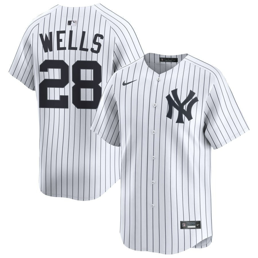 Austin Wells New York Yankees 2025 Home Limited Player Jersey - White