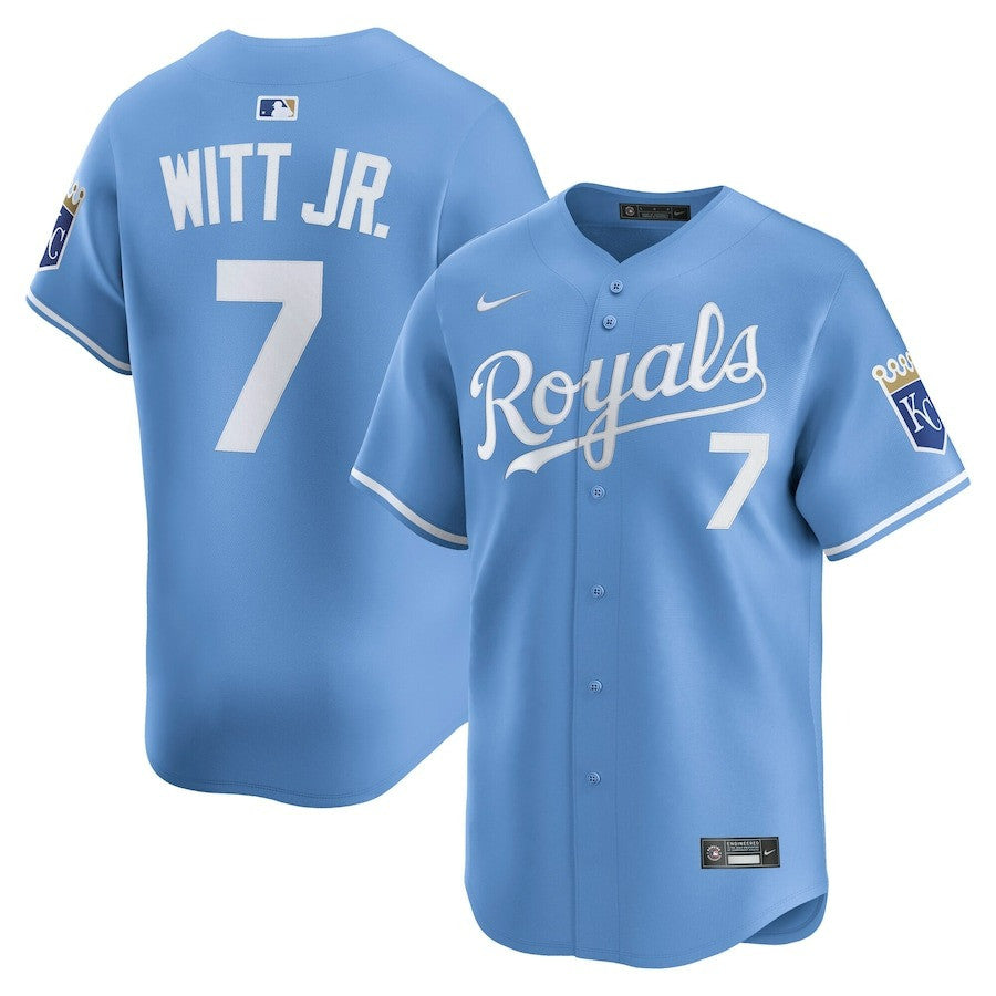 Bobby Witt Jr. Kansas City Royals 2025 Alternate Limited Player Jersey - Light Blue