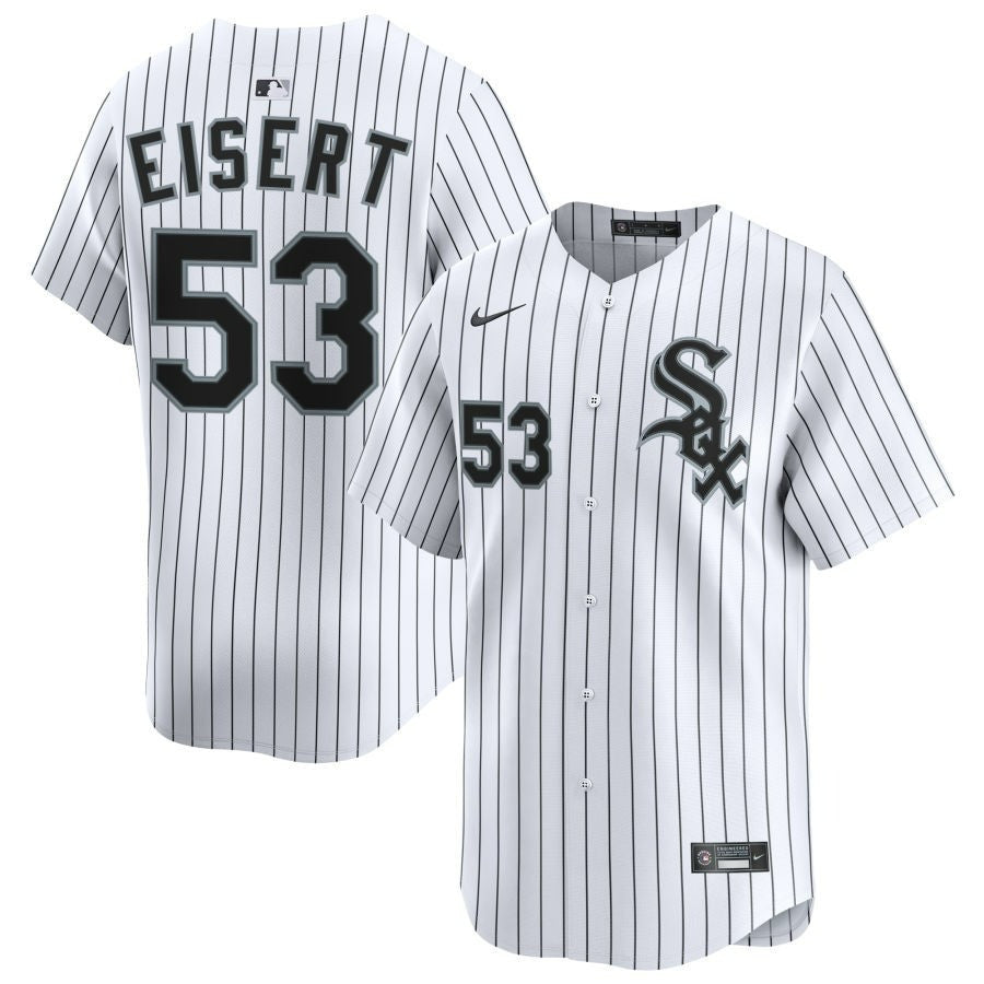 Brandon Eisert Chicago White Sox 2025 Home Limited Jersey - White
