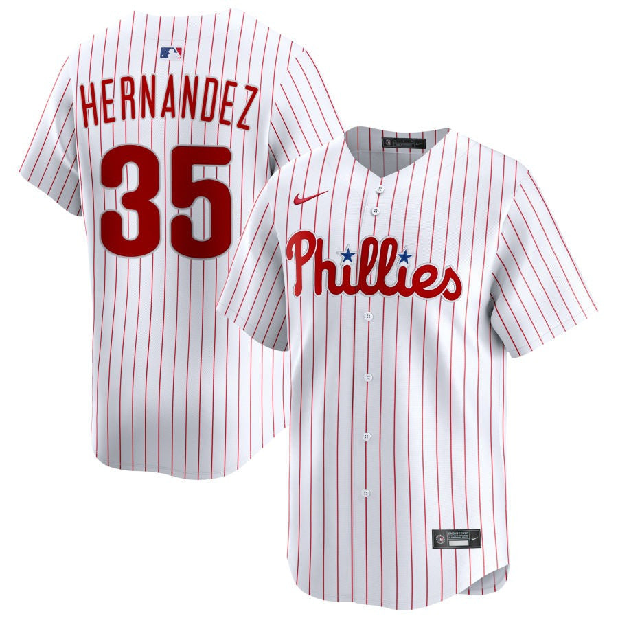 Carlos Hernandez Philadelphia Phillies 2025 Home Limited Jersey - White